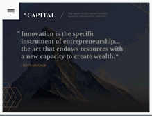 Tablet Screenshot of iq-capital.com